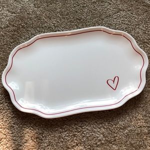 Serving Tray with Heart 14 x 8